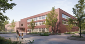 Neubau-Grundschule-Grafenauer Weg Visualisierung außen ©Züblin