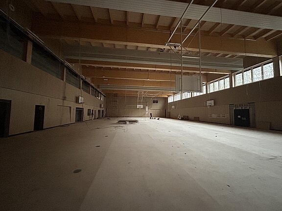 Innenansicht von der Turnhalle