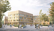SHL_Schulstr_Straßenperspektive©a +r arch