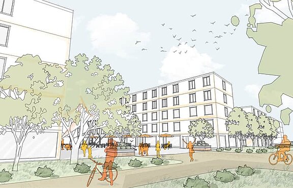 Visualisierung © ​​​​​​​​​​​​​​Technische Universität Dortmund, Fakultät Raumplanung