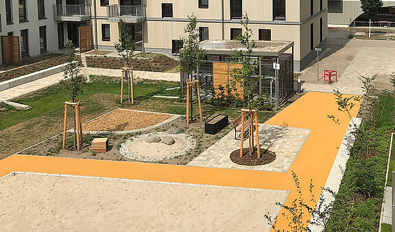 Platz Versicherungsmulde Hofmitte