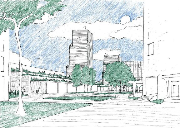 Visualisierung Außen © FAR frohn&rojas