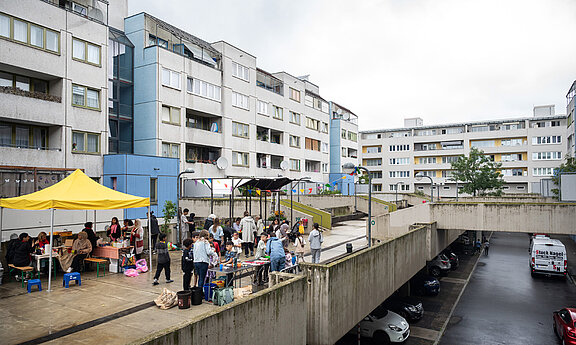 Reallabor Urban Heat Lab in der High-Deck-Siedlung