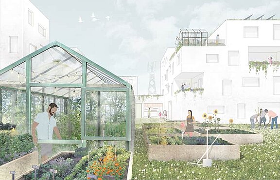 Visualisierung © ​​​​​​​Bauhaus-Universität Weimar, Fakultät Architektur und Urbanistik 