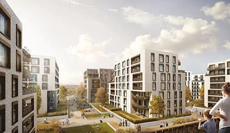 3D Render des Wettbewerbprojekts Volkspark