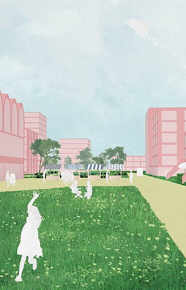 Visualisierung © ​​​​​​​​​​​​​​​​​​​​​Technische Universität Berlin, Labor für Integrative Architektur (LIA)