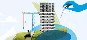 Visualisierung zur Nachhaltigkeit bei der HOWOGE