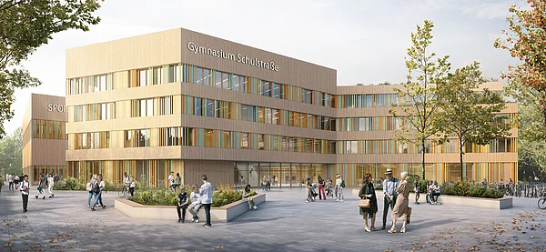 Visualisierung eines Schulbauprojektes