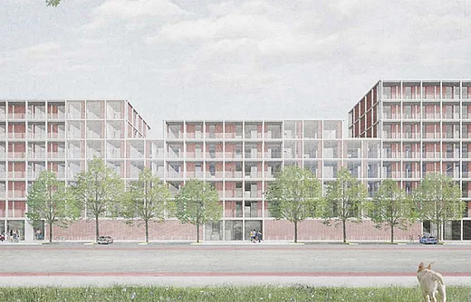 Visualisierung Außen © CRKS Architektengesellschaft