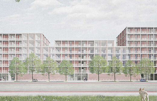 Visualisierung Außen © CRKS Architektengesellschaft