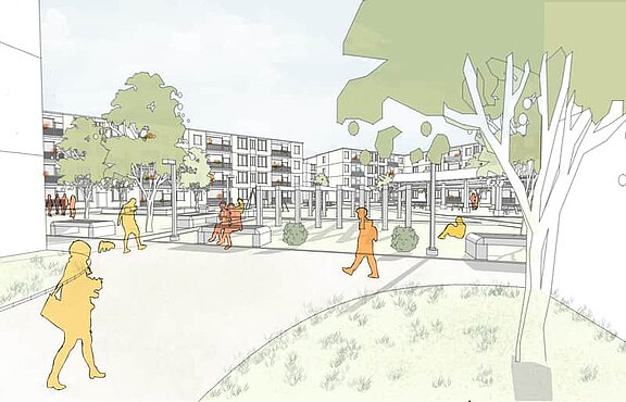 Visualisierung © ​​​​​​​​​​​​​​Technische Universität Dortmund, Fakultät Raumplanung