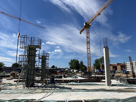 Außenansicht Baustelle