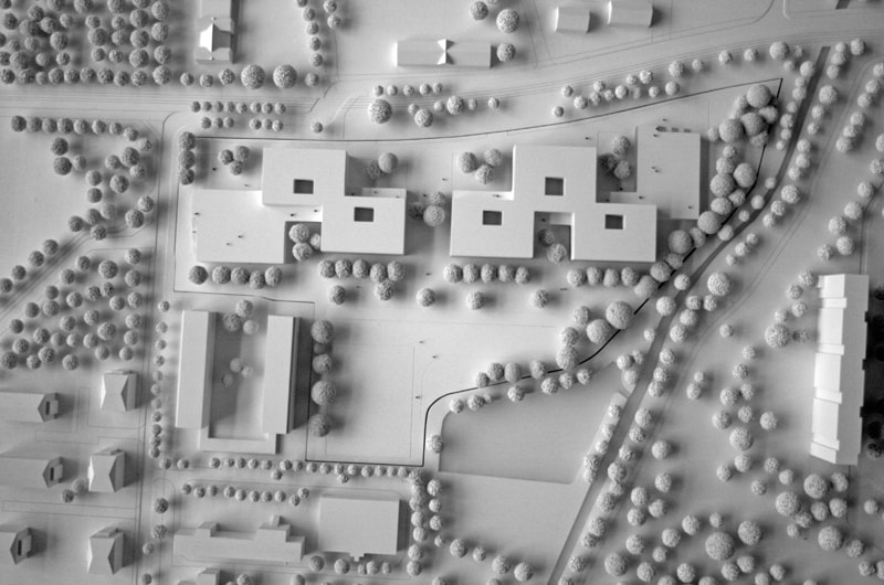 Bild – IBUS Architektengesellschaft mbH Modell Draufsicht