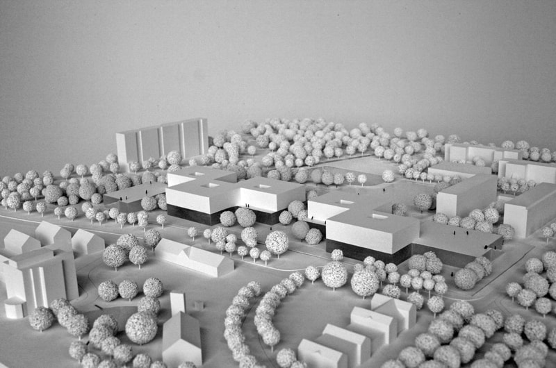 Bild – IBUS Architektengesellschaft mbH Modell Nordwestansicht