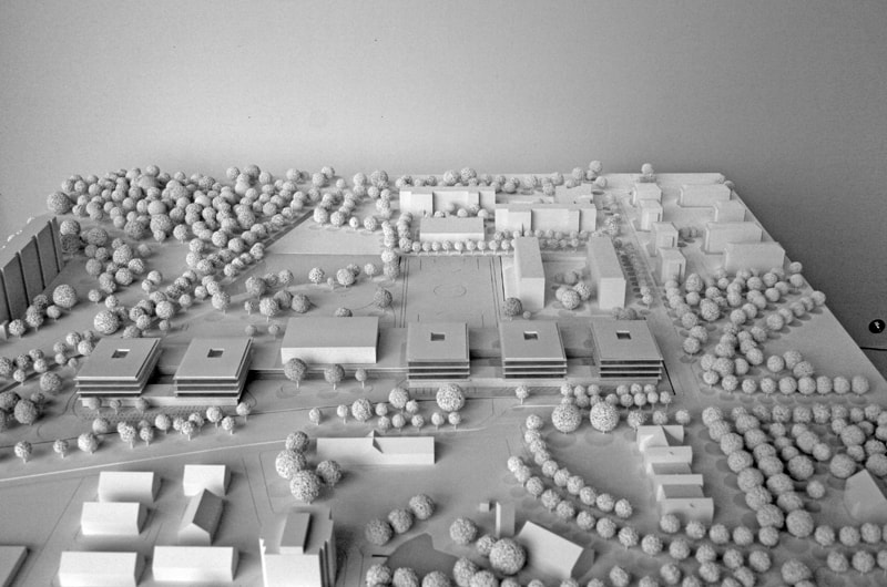 fasch&fuchs Abgabeplan Modell Nordansicht