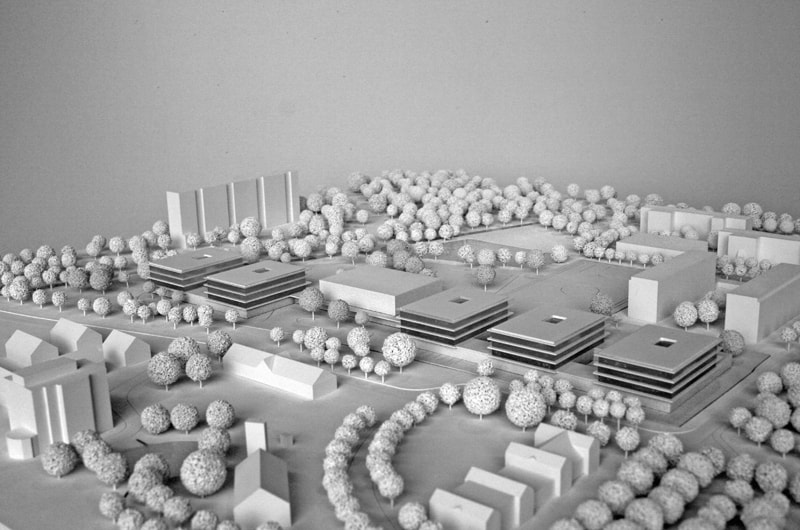 fasch&fuchs Abgabeplan Modell Nordwestansicht