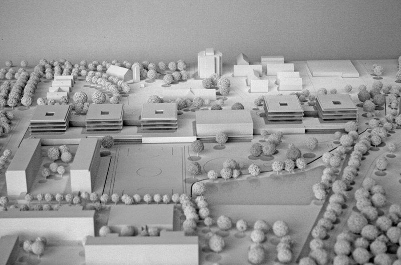 fasch&fuchs Abgabeplan Modell Südansicht