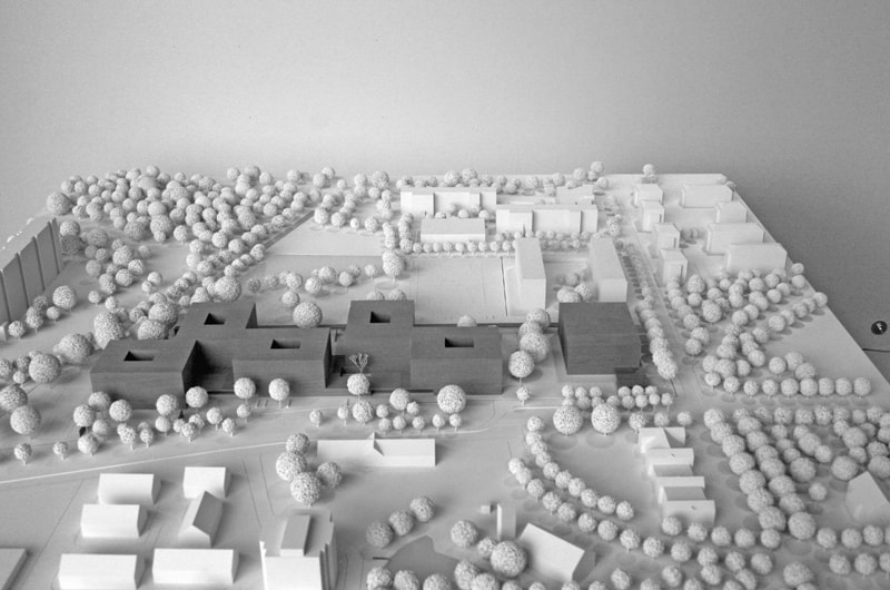 Bild – huber staudt architekten Modell Nordansicht