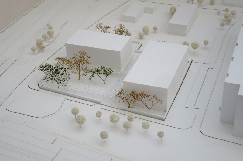 Bild – SEHW Architekten Modell Nordwestansicht