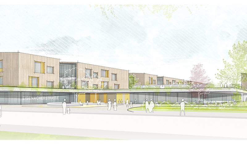 Bild – Eisenacher Straße Außenansicht Behnisch Architekten