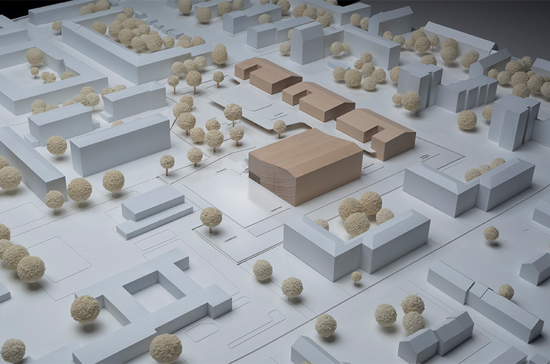 Eisenacher Straße Modellfoto Behnisch Architekten