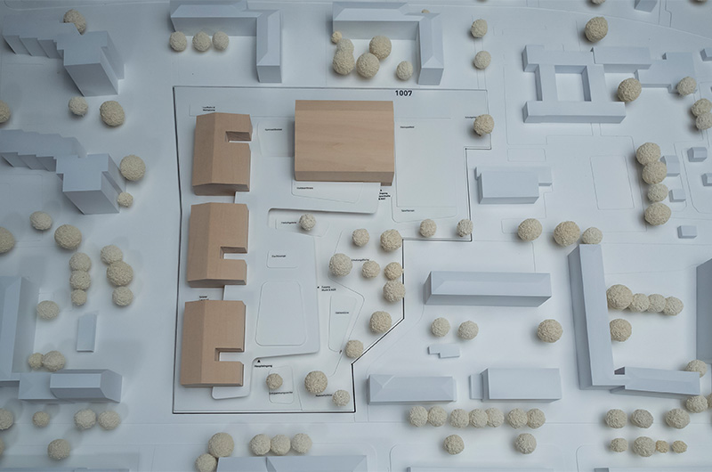 Eisenacher Straße Modellfoto Behnisch Architekten