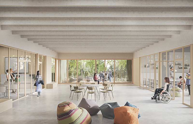 Eisenacher Straße Innenansicht Hausmann Architekten