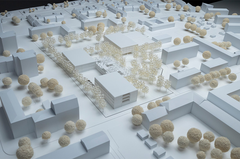 Eisenacher Straße Modellansicht Hausmann Architekten