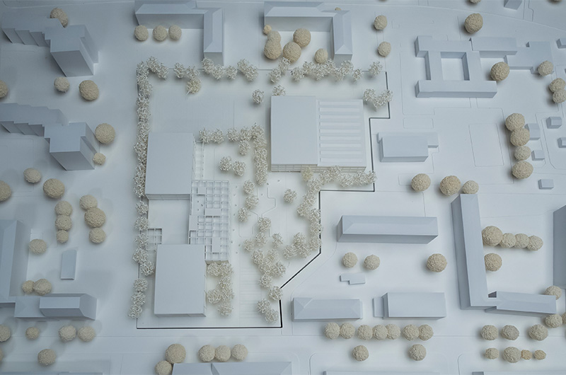 Eisenacher Straße Modellansicht Hausmann Architekten