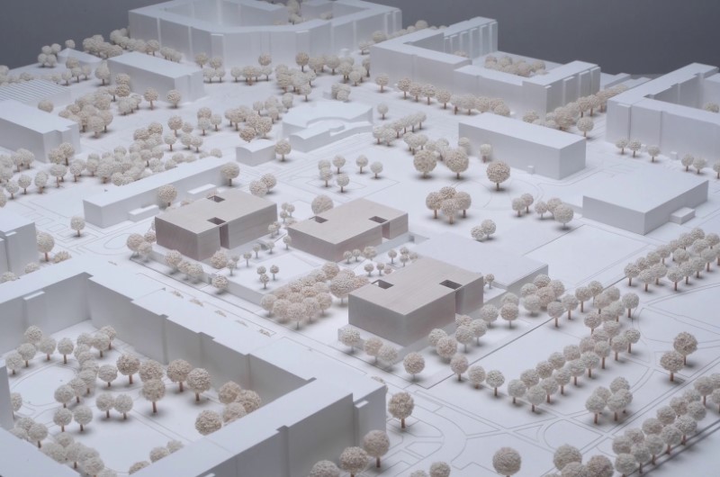 Grüntuch Modell Nordansicht