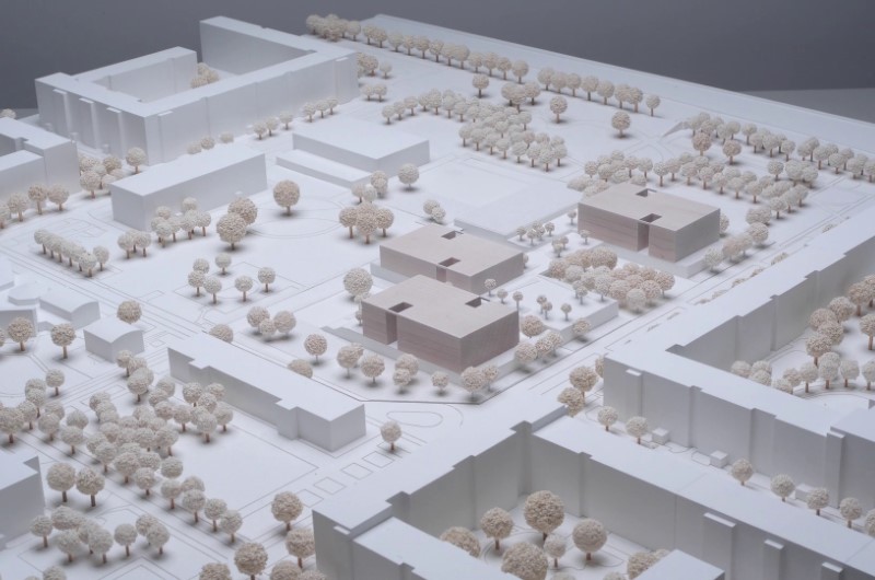 Grüntuch Modell Nordostansicht