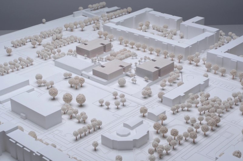 Grüntuch Modell Südostansicht