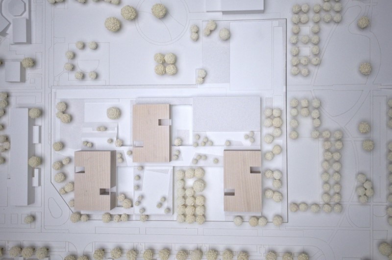 Grüntuch Modell Draufsicht