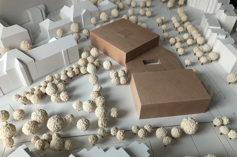 Wulf architekten Modell Ansicht 3