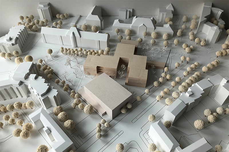 Bild – Gina Barcelona Architects und SHA Scheffler Helbich Architekten GmbH Modell Ansicht 1