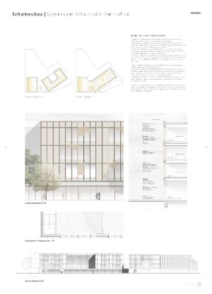 Konzept des Schulgebäudes Präsentationsblatt 6