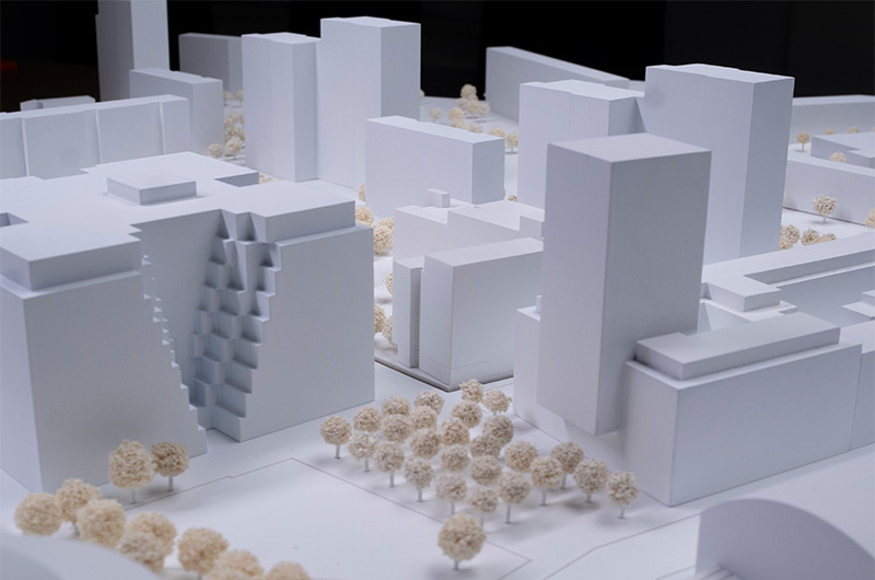 Bild – pbr Planungsbüro Rohling AG, Architekten Ingenieure Modell Ansicht 2