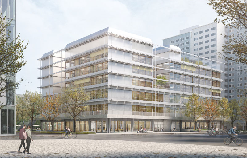 Heinrich-Hertz-Gymnasium Visualisierung Außenansicht