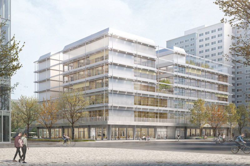 Bild – Numrich Albrecht Klumpp Gesellschaft von Architekten mbH Visualisierung Aussenansicht