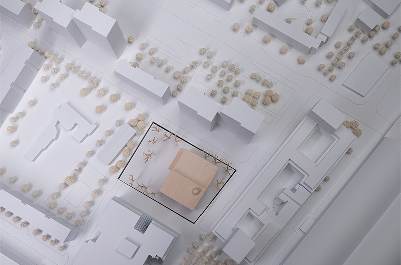 Numrich Albrecht Klumpp Gesellschaft von Architekten mbH Modell Ansicht 1