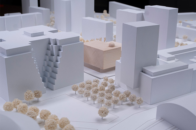 Numrich Albrecht Klumpp Gesellschaft von Architekten mbH Modell Ansicht 2