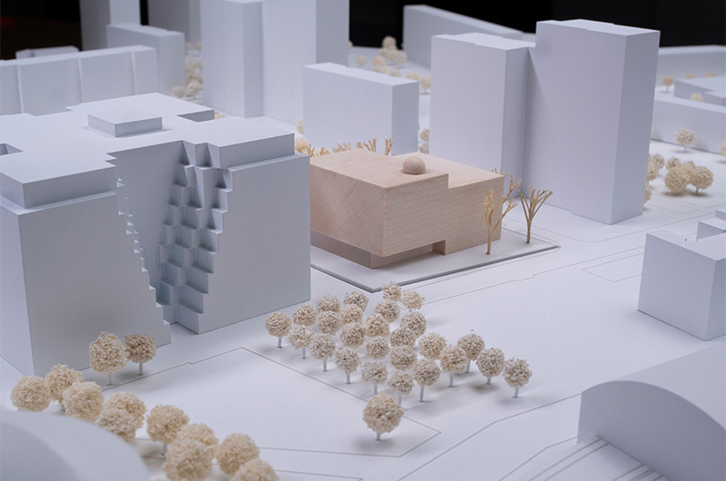 Numrich Albrecht Klumpp Gesellschaft von Architekten mbH Modell Ansicht 3