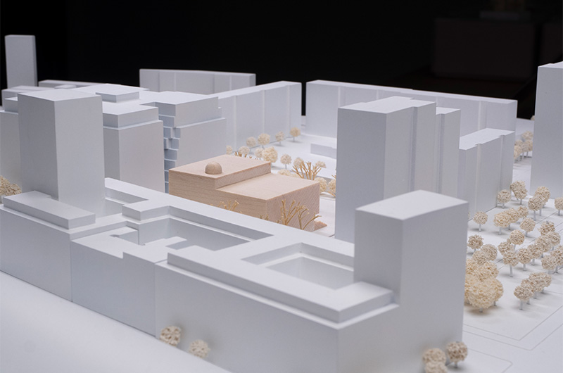 Numrich Albrecht Klumpp Gesellschaft von Architekten mbH Modell Ansicht 4