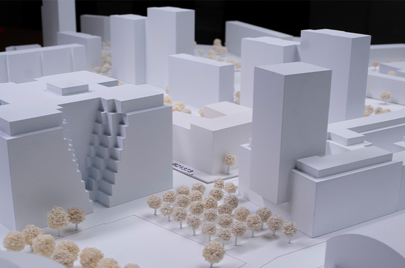 Bild – HerbstKunkler Architekten GmbH Modell Ansicht 2