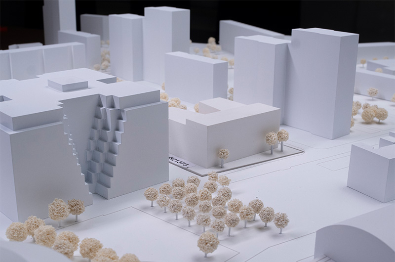 Bild – HerbstKunkler Architekten GmbH Modell Ansicht 3