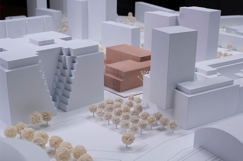 Bild – GLASS KRAMER LÖBBERT GESELLSCHAFT VON ARCHITEKTEN mbH Modell Ansicht 2
