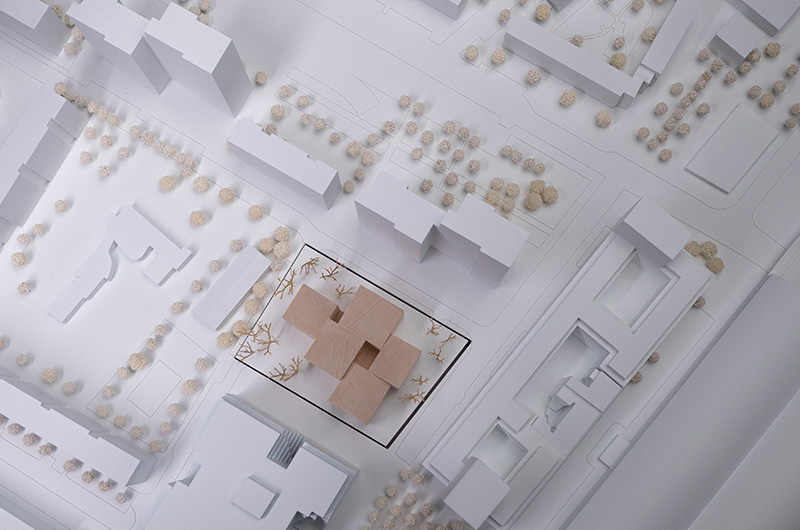 Bild – RICHTER MUSIKOWSKI Architekten PartGmbB Modell Ansicht 1
