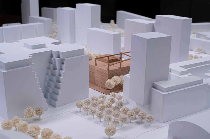 ROBERTNEUN™ ARCHITEKTEN GMBH Modell Ansicht 2