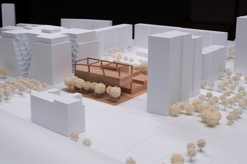 ROBERTNEUN™ ARCHITEKTEN GMBH Modell Ansicht 5