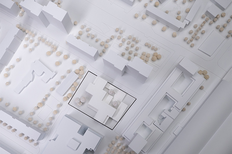 Bild – AFF Gesellschaft von Architekten mbH Modell Ansicht 1
